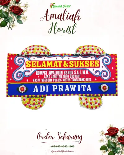 Karangan Bunga Ucapan Selamat di Cimaja